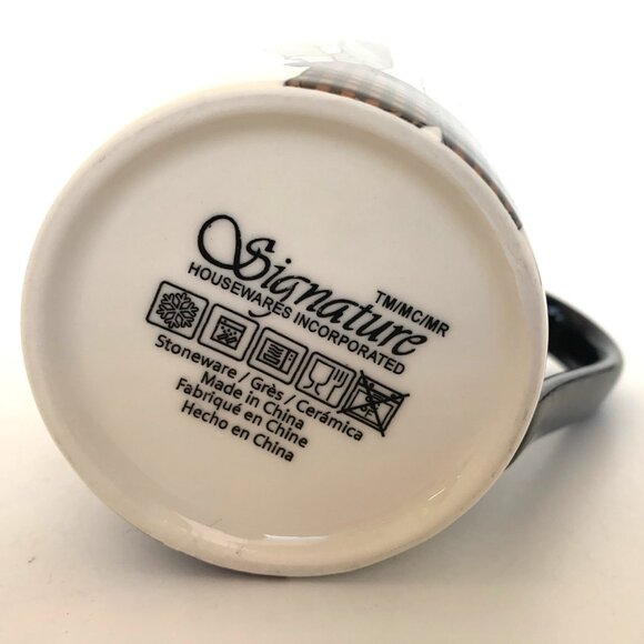 Hipster Pig Coffee Tea Mug Glasses Bow Tie Signature Housewares Inc Stoneware - Picture 7 of 7